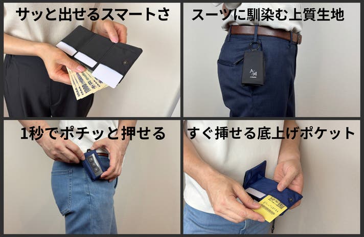 【新品】Makuake発　キーウォレット 透明窓から押すだけ1秒】「ちょっと出かける」が変わる。鍵の