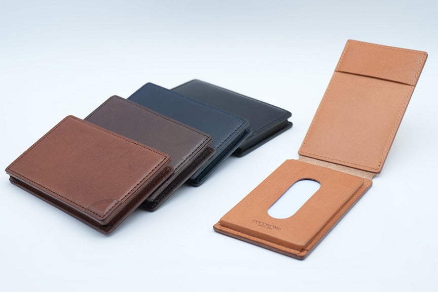 COCOROMe】誇れる日本の技、極まる薄さ。育てる栃木レザー二つ折り財布