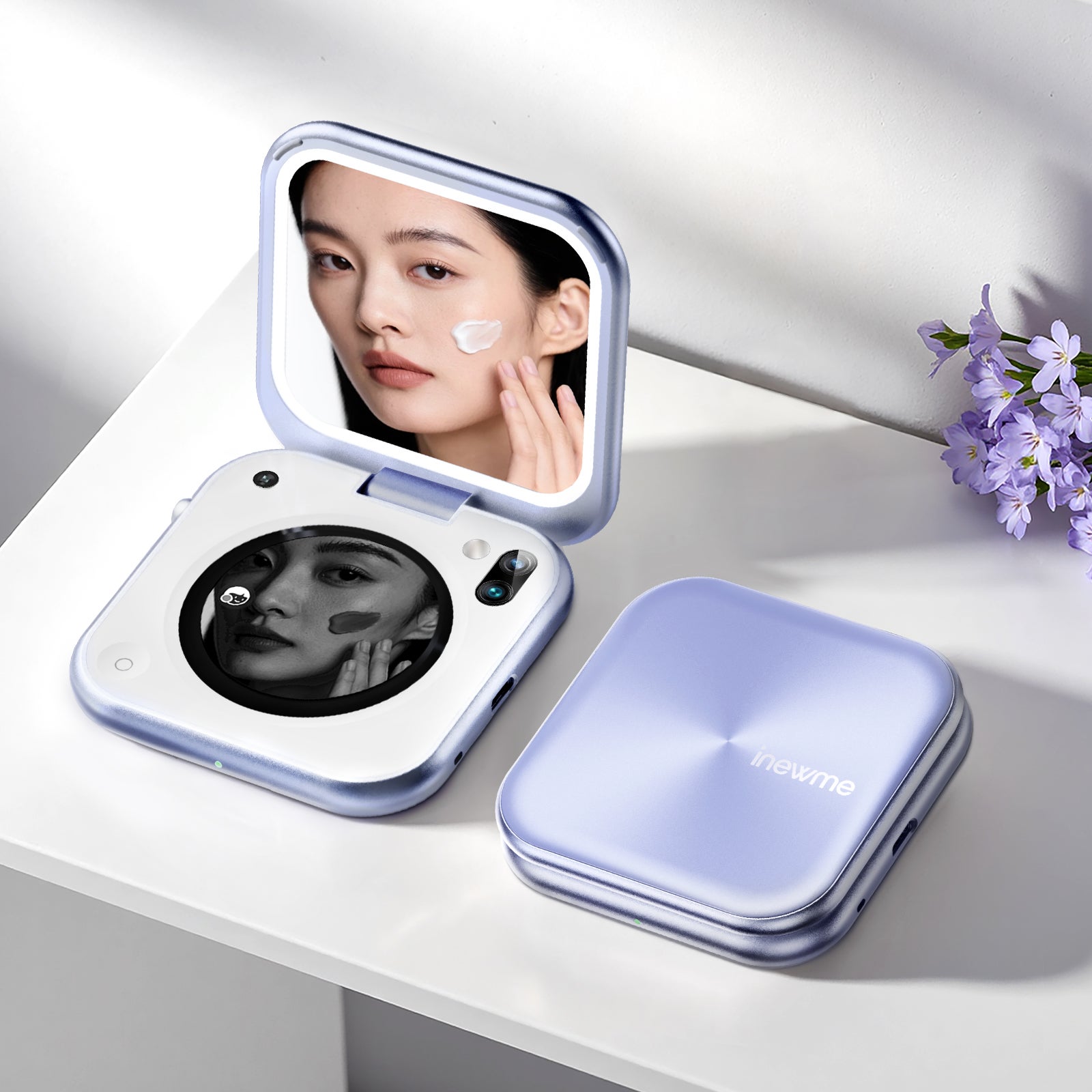 塗り残し、見える化。」AI機能搭載UVスマートミラーinewme｜マクアケ
