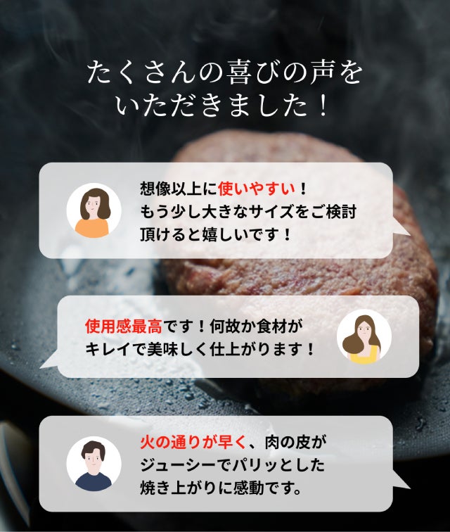Makuake歴代1位！テクノロジー満載！軽い、こげつきにくいの極