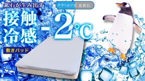 ただの冷感じゃない！　『鉱石』敷きパッドの接触冷感で、寝苦しい夜が変わる！
