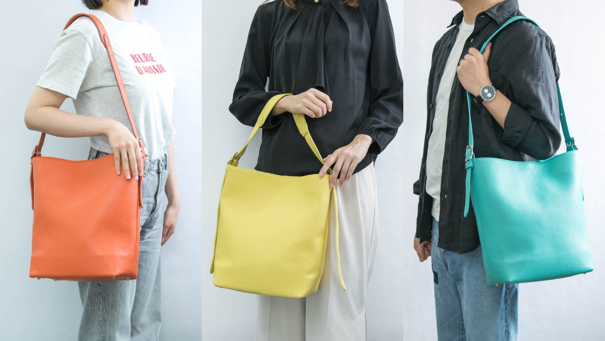 整理しやすく大容量】カンタン整理で使いやすい！3WAYバケットバッグ