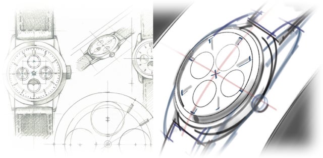 手に届く日本発クラシック時計「カルレイモン」、新作のムーンフェイズ