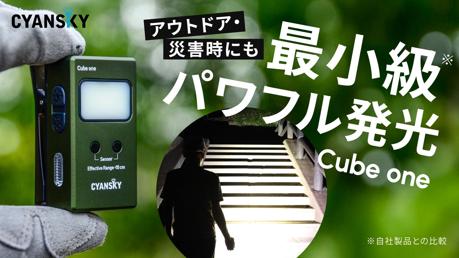 約45g|どこでも装着】4WAYクリップ式超小型タッチレスライト