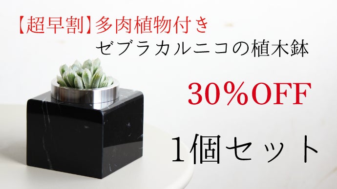 天然大理石×ステンレス鉢】目視が簡単で根腐れを防げる！特許構造の