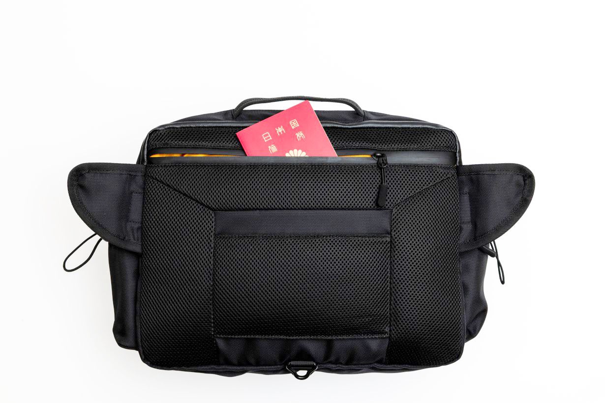 【A4収納可能】3way BAG／black キルティング 5つのエリアと21ポケットで収納革命！大容量3WAYバッグ