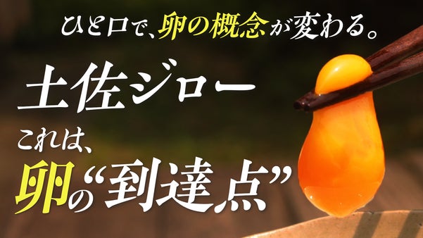 【土佐ジロー】知る人ぞ知る！有名レストランが認める幻の高級卵が、ついに全国へ。