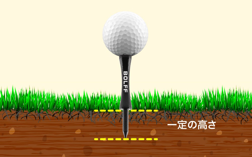 耐久性・打感・方向性サポート！ゴルフが快適になる竹製ゴルフティー