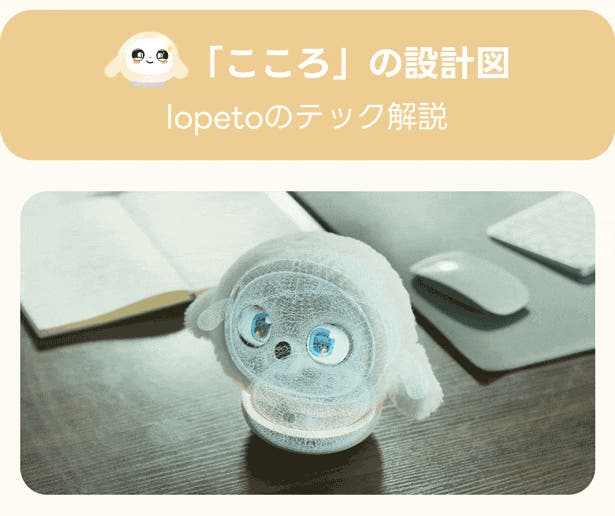 暮らしに、小さなぬくもりを。心を通わせるAIペットlopeto