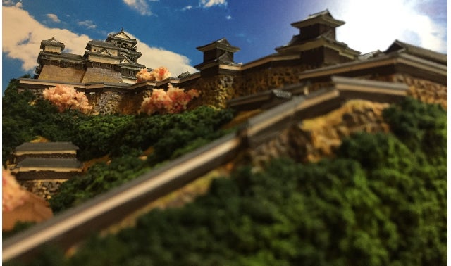 お城への想いを城郭模型作家が作る、復元日本の700名城ジオラマ模型を