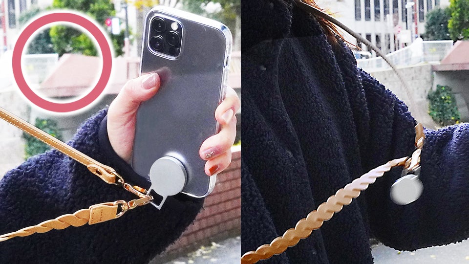 新色登場！】スマホショルダーストラップを、マグネット構造に