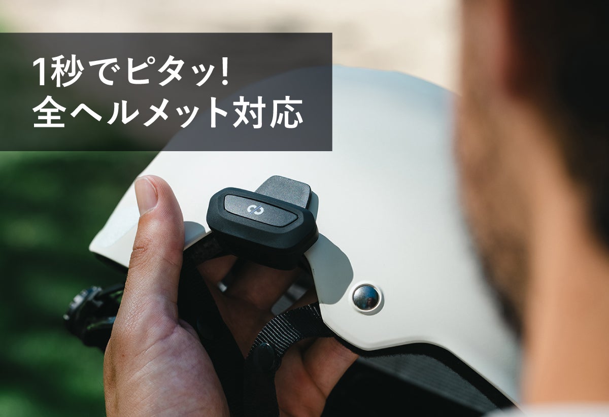 【新品】ROAMEE 自転車用　インカム 1秒通話】超小型でどんなヘルメットにも簡単装着。オープンイヤー