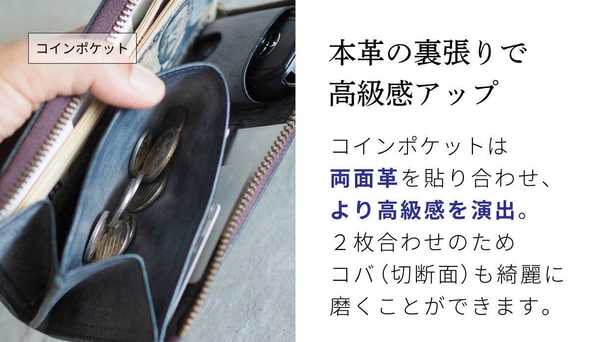 お出かけ前の探し物ゼロ！スマートキーが入るオールインワン設計