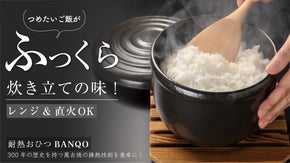 萬古焼300年の技術 !レンジ&直火OK、冷やご飯が炊きたての味、耐熱おひつ登場