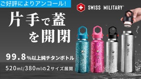 【アンコール】99.8%チタンボトル｜軍用規格再進化SWISS MILITARY