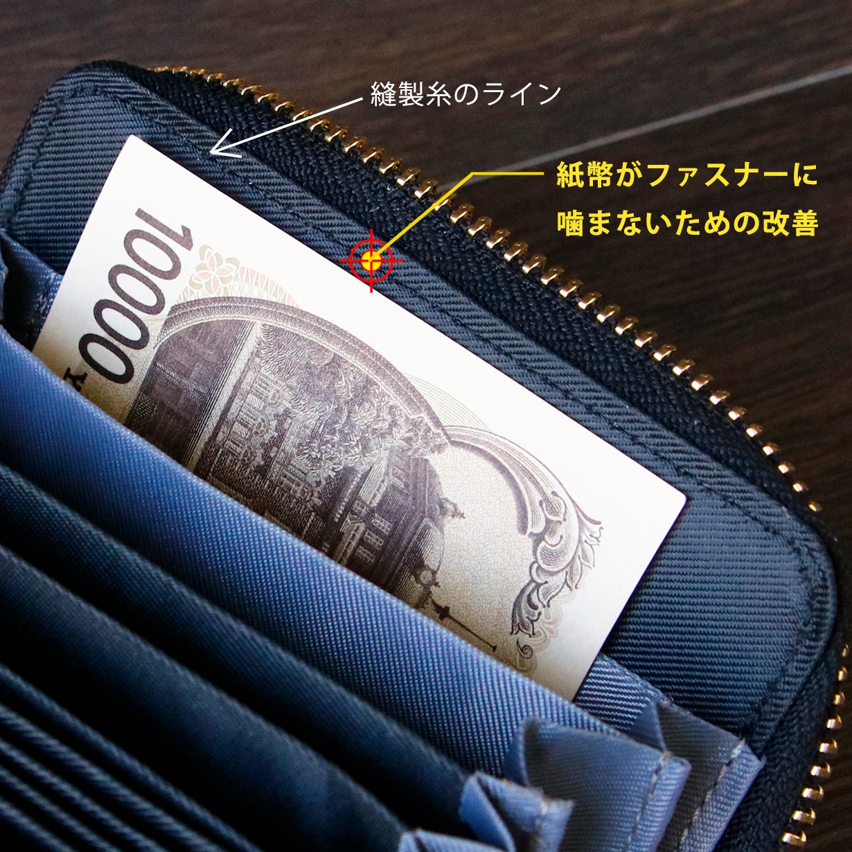 お札は折らず・膨れない新構造を実現した栃木レザーミニ財布 SATTO Pro