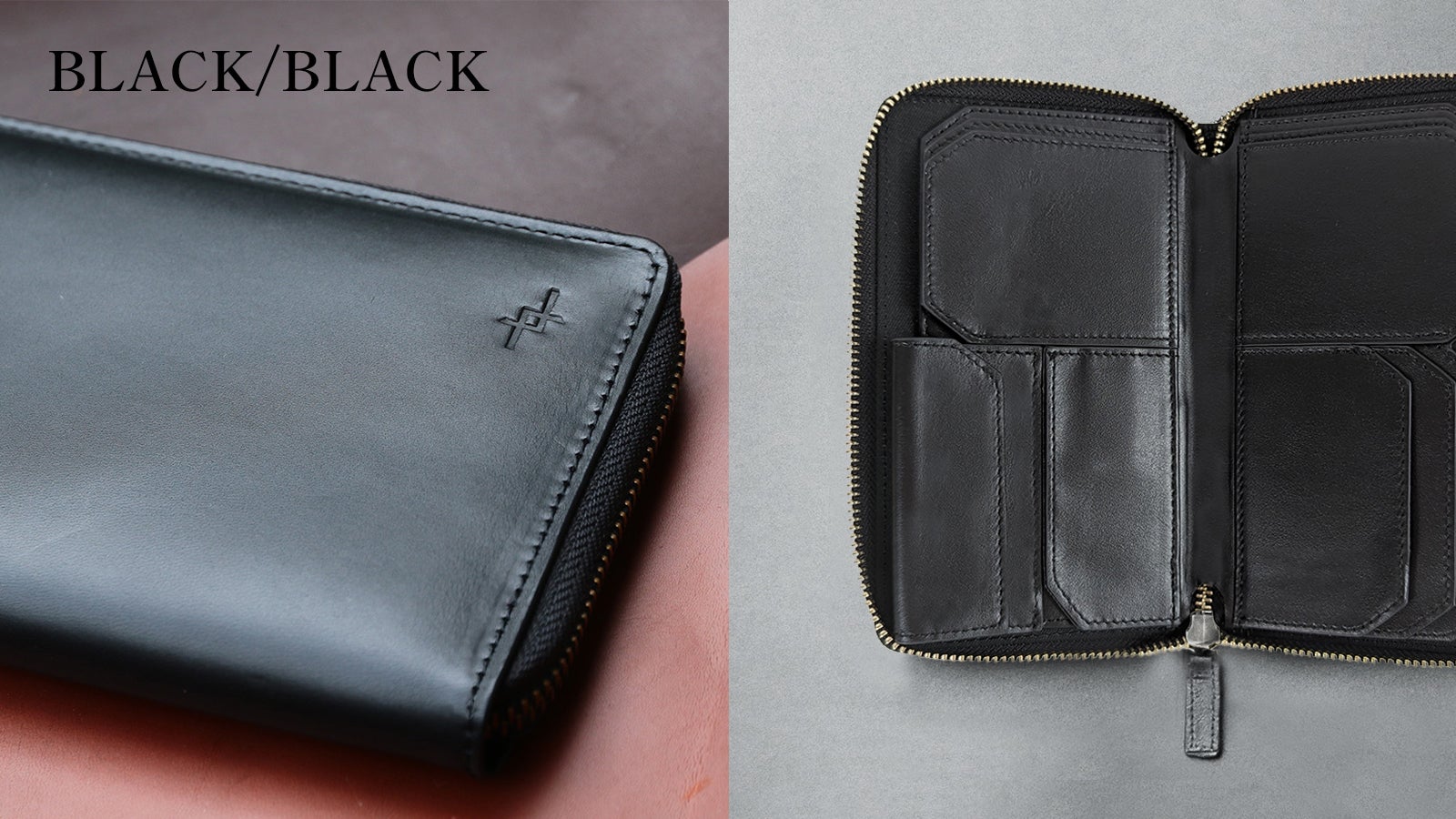 【makuake】 レザー 長財布 見やすく仕分けて整理整頓！収納力と使いやすさ、隙間活用に