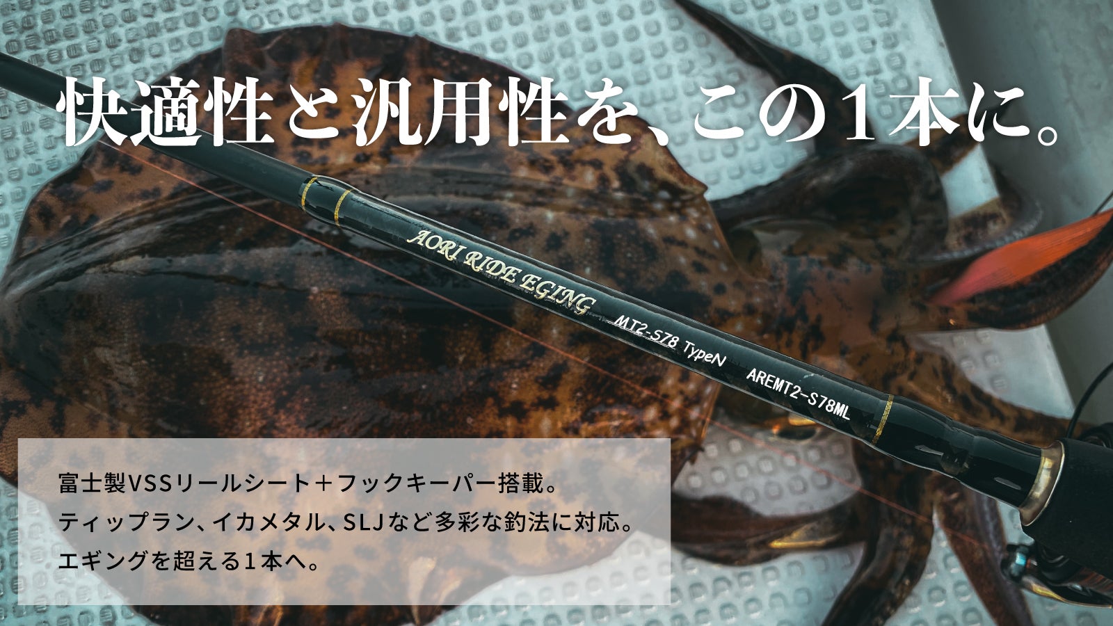 25周年記念純国産エギングロッド！上級者も納得のメタル製穂先搭載の