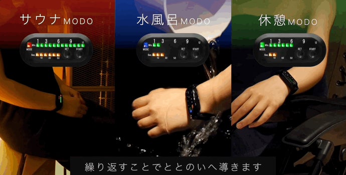【12分計はもう見ない】サウナ、水風呂、休憩を最適化。究極のととのい体験腕時計