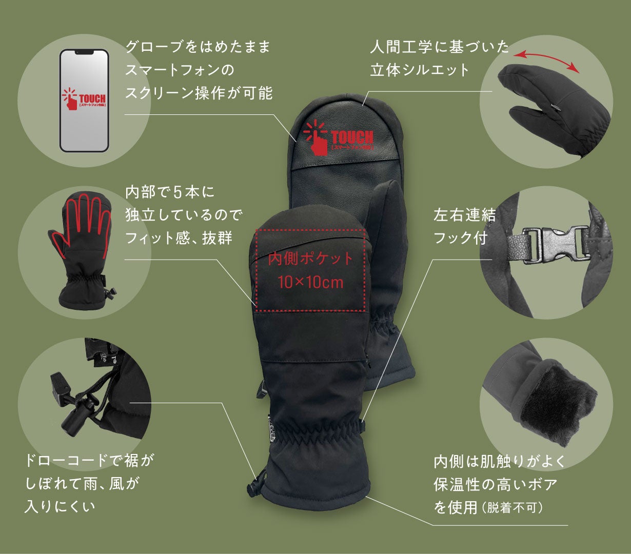 老舗グローブメーカーの挑戦｜プロ仕様の防寒力！街に馴染む発熱防水