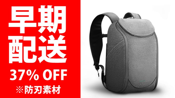 出張も旅行もこれひとつで。1～2泊分を整理整頓＆収納。防刃・盗難防止