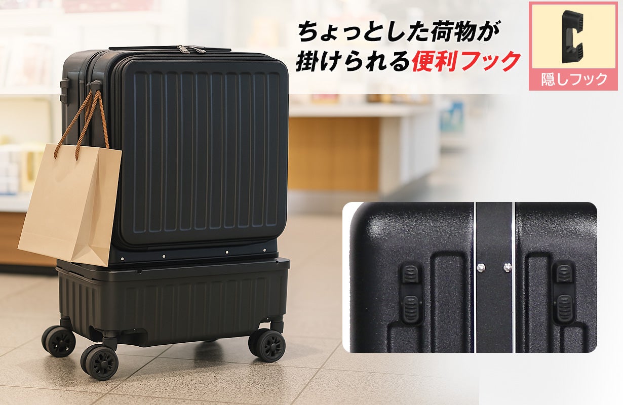 えっそこが開くの？】旅慣れた人達の声を集めた機内持ち込み対応3分割