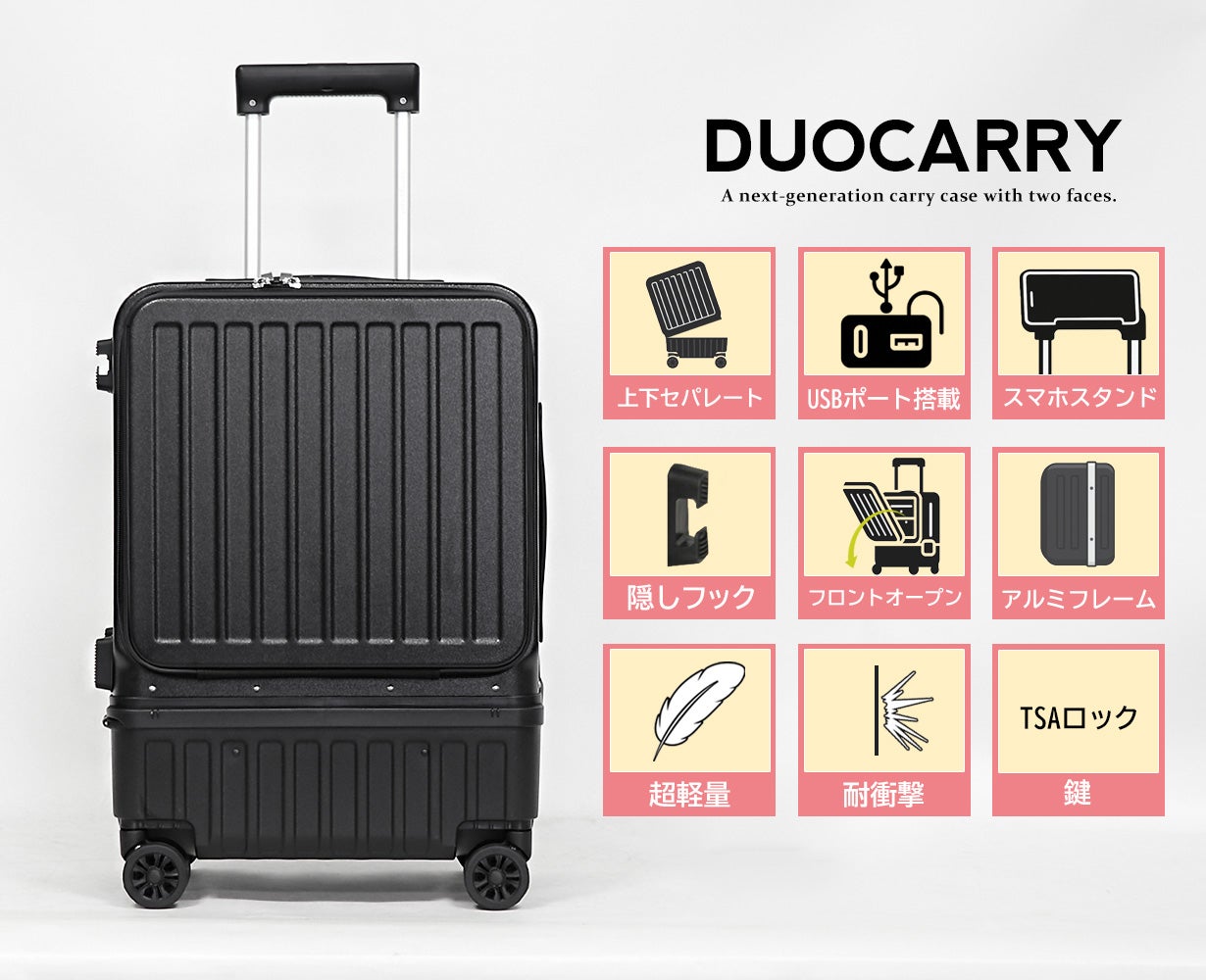 えっそこが開くの？】旅慣れた人達の声を集めた機内持ち込み対応3分割