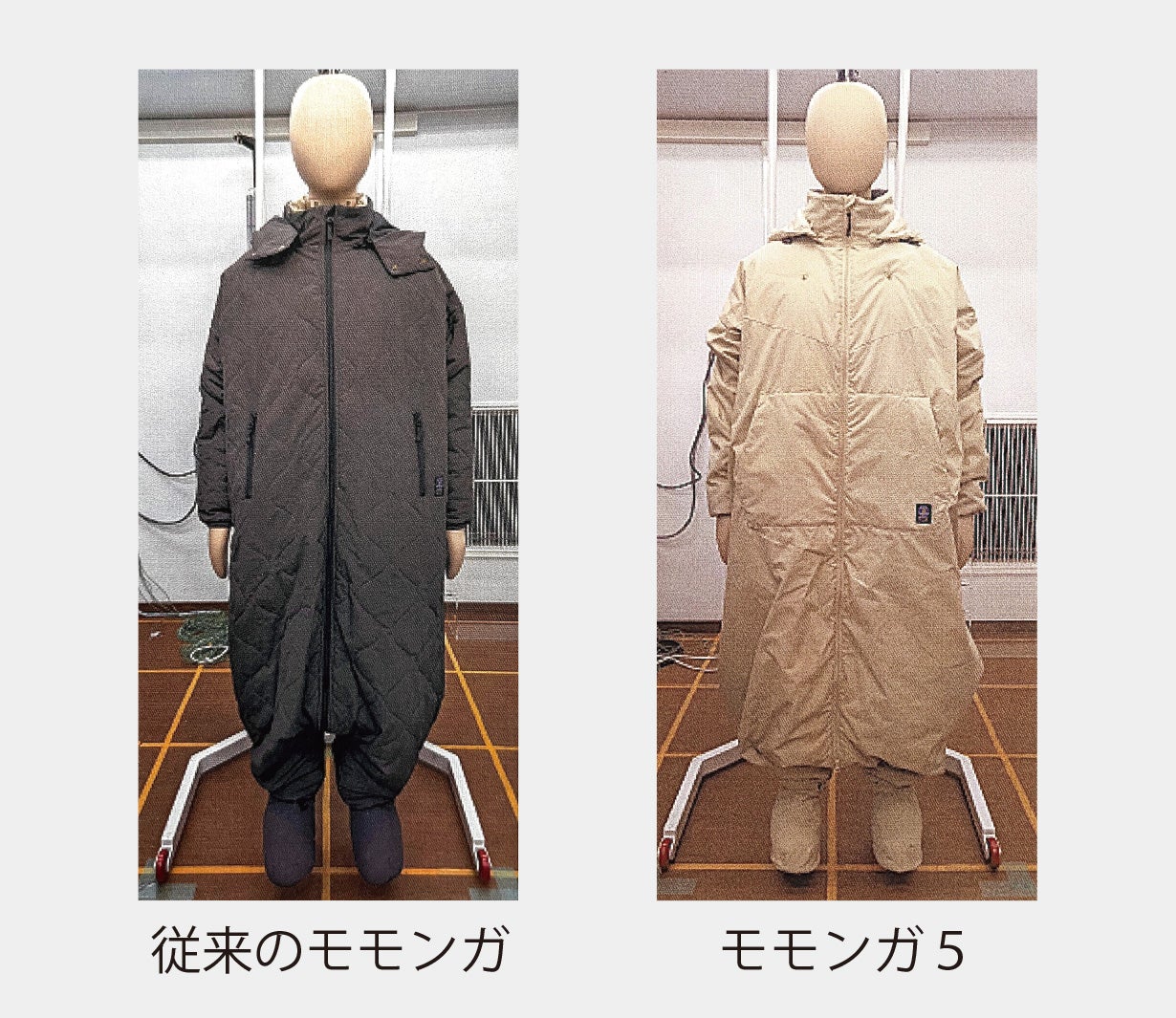 Makuake even ワームスーツ　モモンガ　 着る全身暖房 アンコール】より軽く暖かく使いやすく大幅アップデートの『未来の暖房