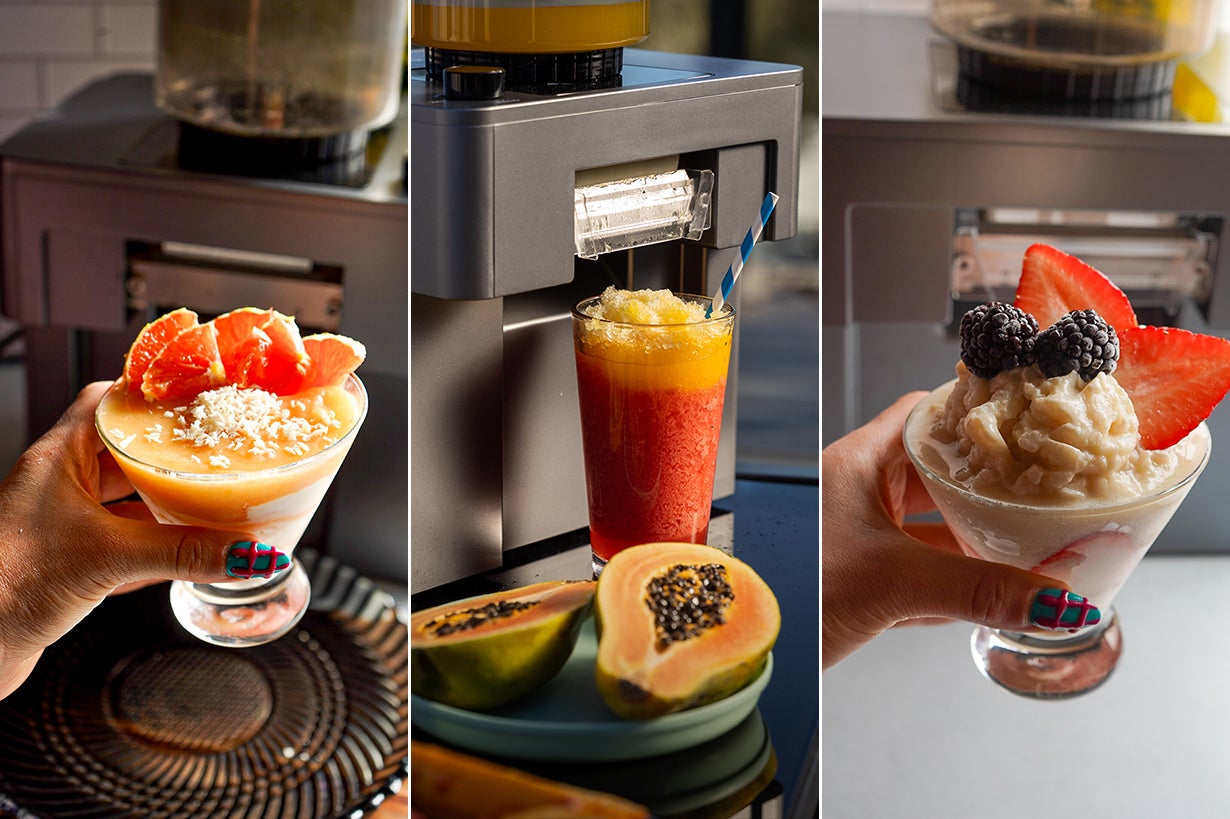 早い者勝ち さらに値下げ！！フローズンマシン　在庫2台有り 2台購入で大幅割引 無限アレンジ×15食感で、毎日が新発見。急速凍結フローズンマシン