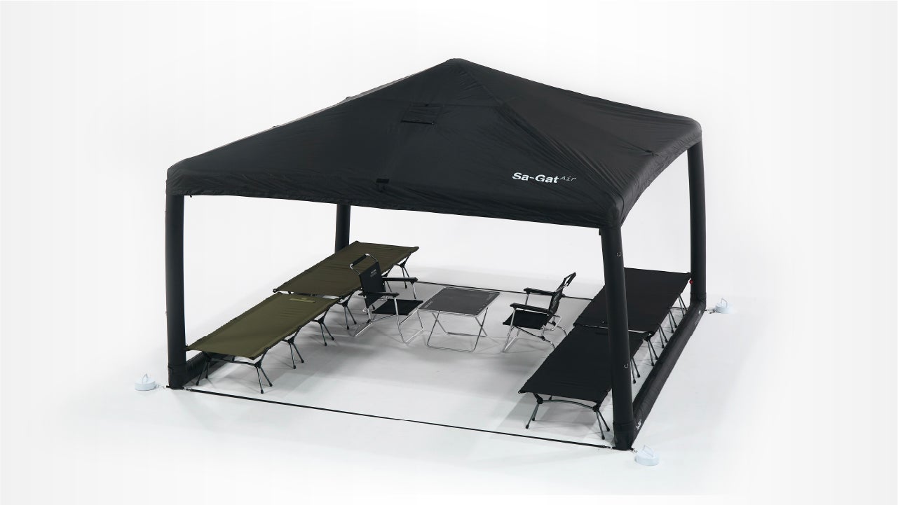 天候で迷わないキャンプへ。空気で変幻自在、CAMVIL Sa-Gat Air