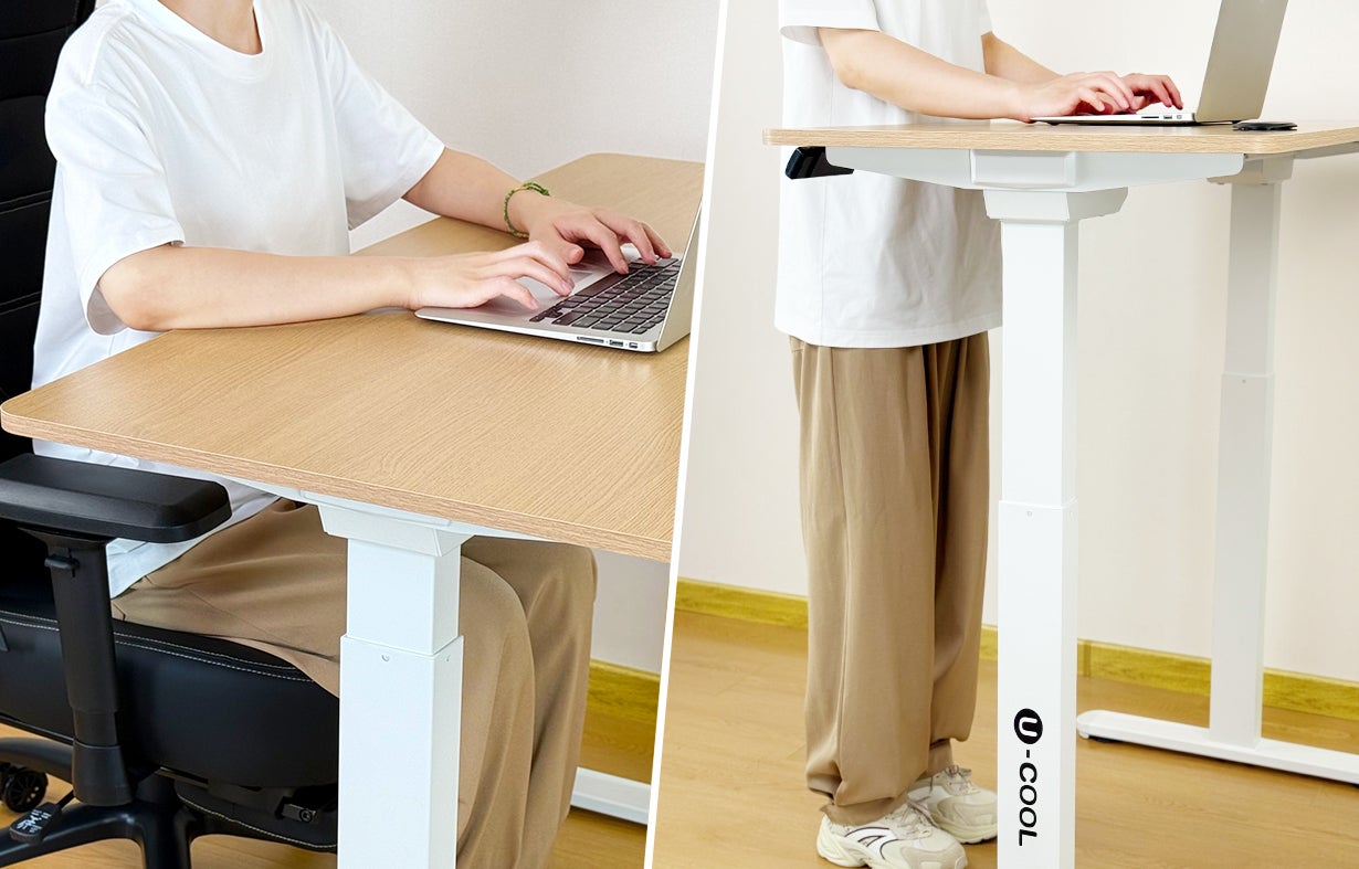 座りすぎを解消！姿勢を変えて健康的な作業環境を【U-COOLスマート昇降