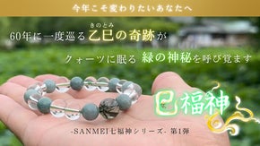 【福を導き富を招く】乙巳の年×己巳の日が生み出す60年に一度の奇跡のブレスレット