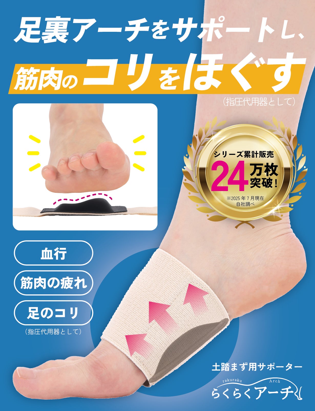 プロが認めるクオリティをご家庭でも！！身体を支える足裏のための