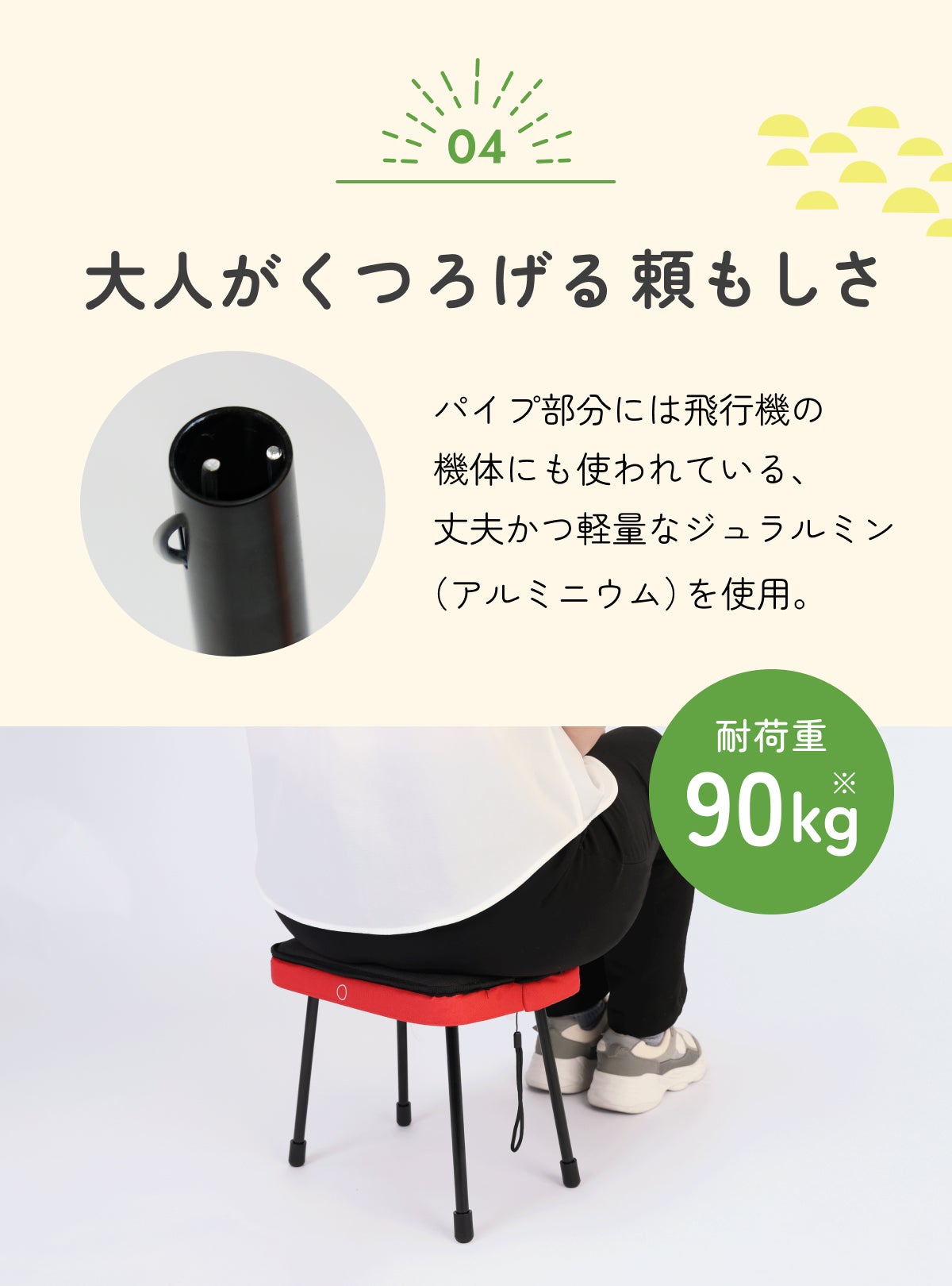 おしりが喜ぶ】パカッ・スポッ簡単組み立て！リュックに入るクッション