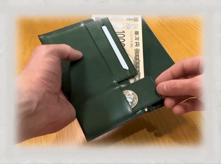 【makuake】 レザー 長財布 限りなく美しく、極限まで薄く。栃木レザーを贅沢に纏い、昭和の