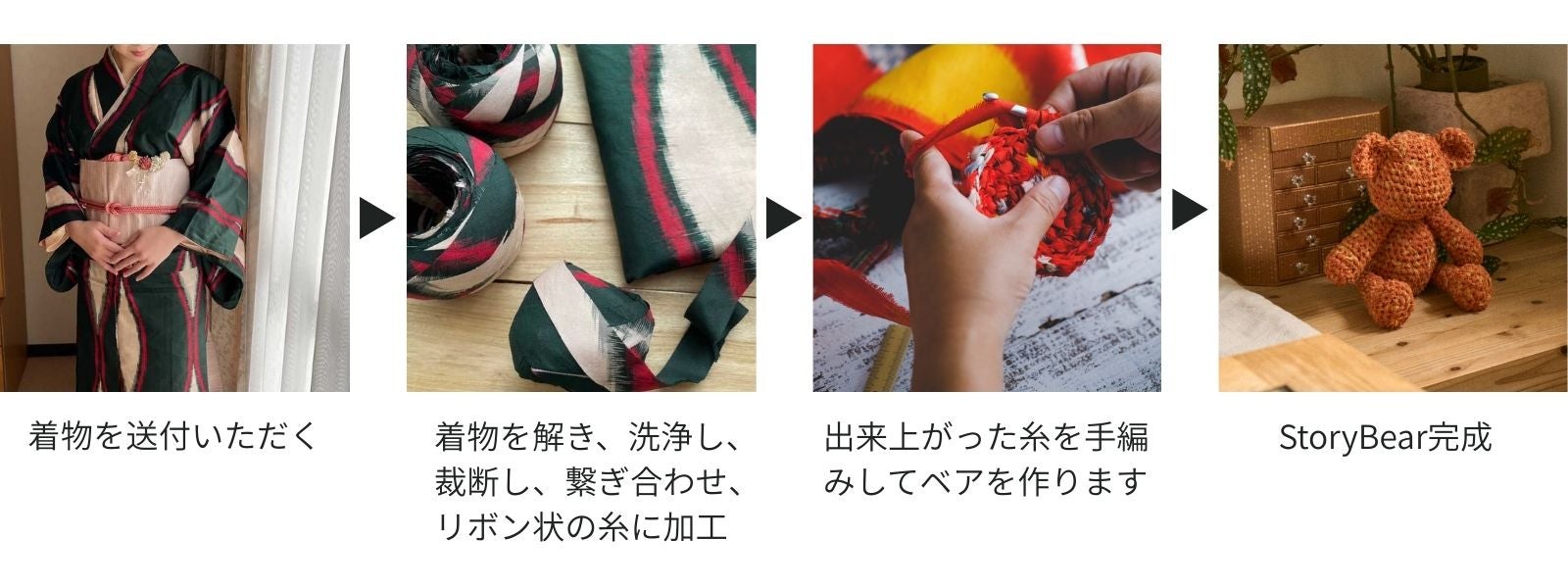 母の着物が、生まれ変わる。リビングに置きたくなるぬいぐるみ