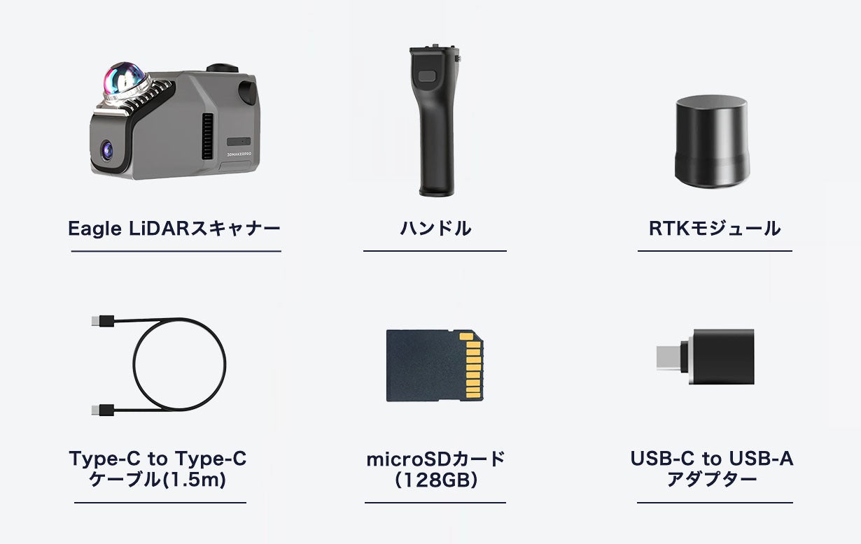 手軽に高精細3Dデータ化！140m対応＆超高精度、空間スキャナーEagle