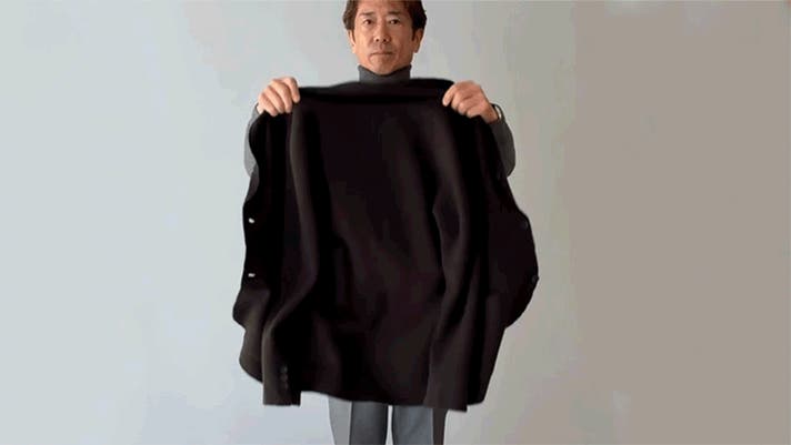 [専用]暖かくて、着心地の良いカシミヤ100%のコート。裏地はシルク100%。 軽く暖かく、美しく。4色ミックス日本製カシミヤ100%ニット