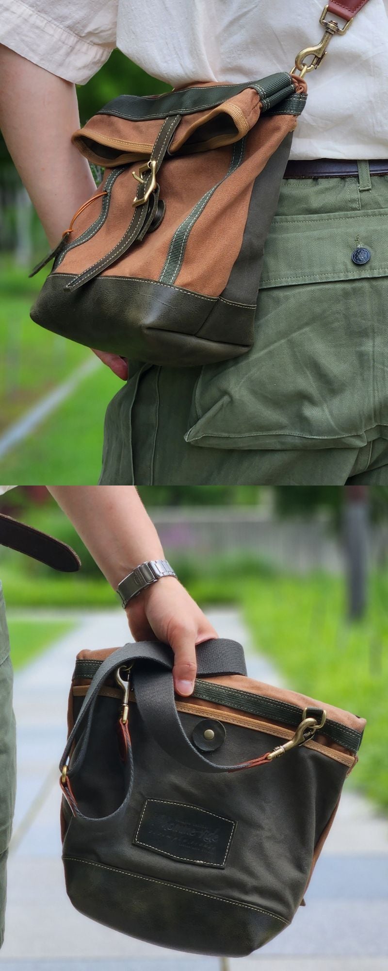 1秒で開く】使うほど馴染むこだわりの逸品！2WAYクロス&ショルダー