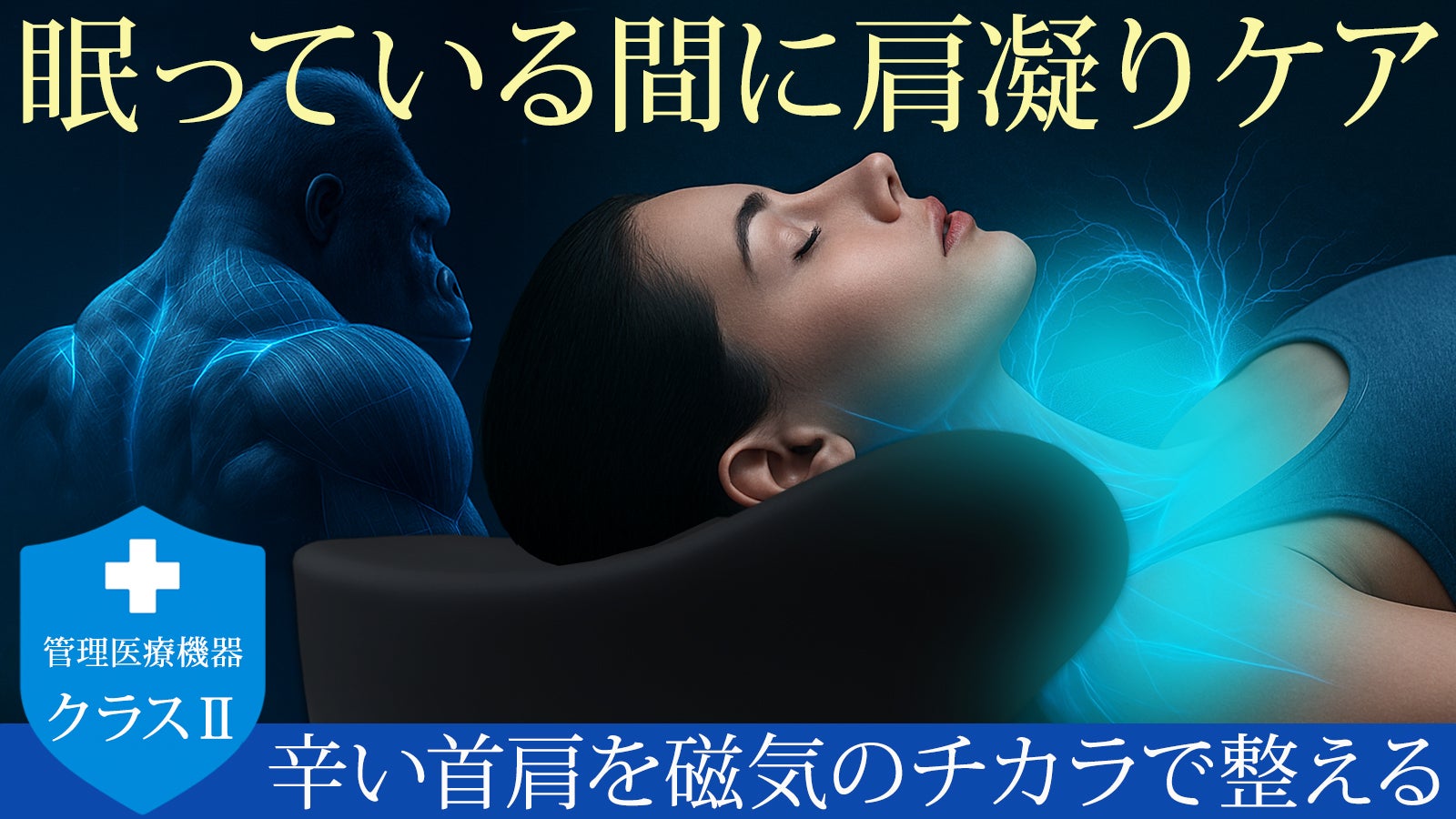 FILAMENT枕 寝ている間に本格整体！人気整体師の指圧を3D再現 日本初！骨膜