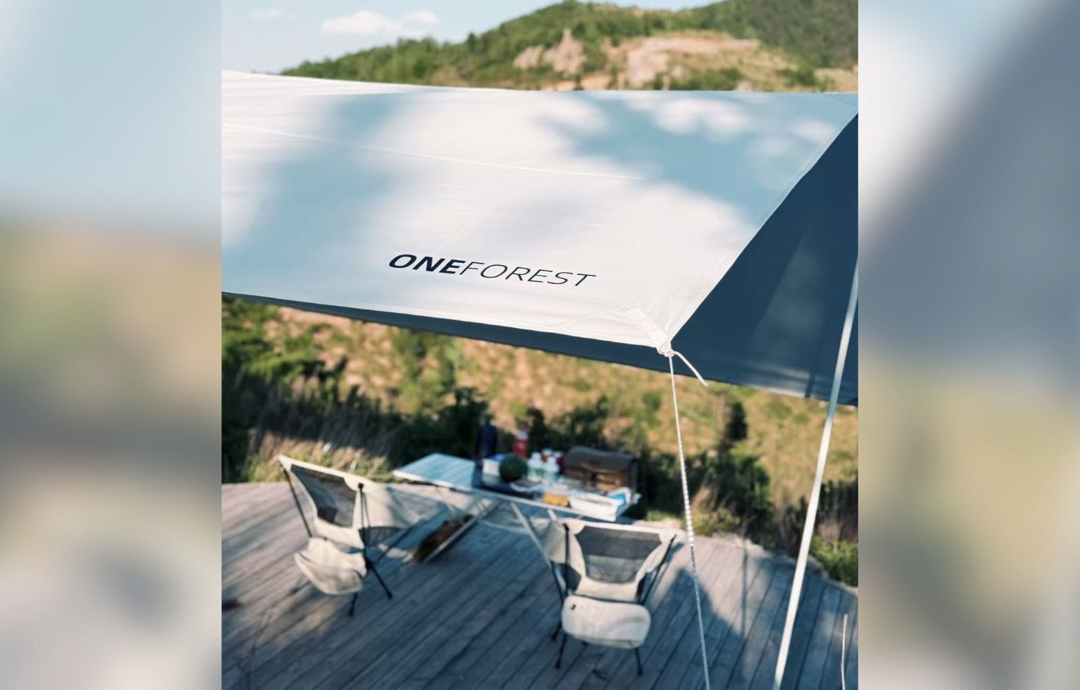 アウトドアを、もっと身近に」オールインワン・タープセット