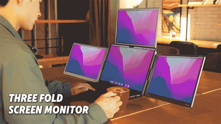 ポータブルモニター 3画面 Amazon.co.jp: Trio ポータブルモニター ノートパソコン