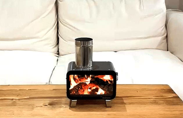 windswaves 卓上薪ストーブ（S） 新品未使用 求めていたミニサイズで家の中でも野外でも炎で癒しタイム【卓上