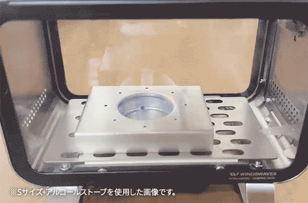 windswaves ミニ薪ストーブM 求めていたミニサイズで家の中でも野外でも炎で癒しタイム【卓上