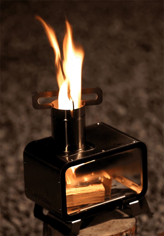 求めていたミニサイズで家の中でも野外でも炎で癒しタイム【卓上