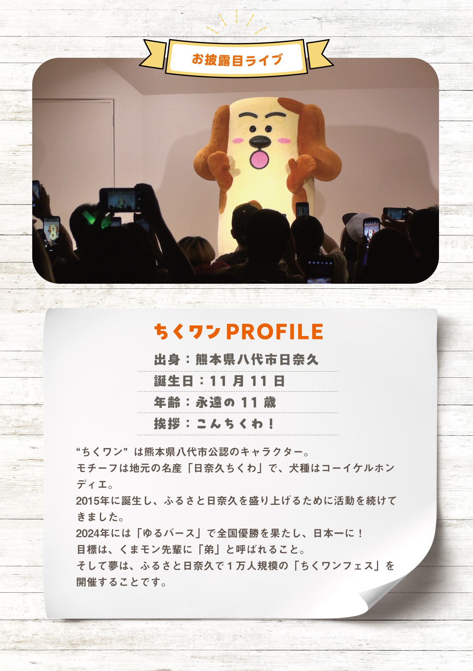 熊本県八代市日奈久発！グランプリに輝いた「ちくワン」と歩けるコラボ