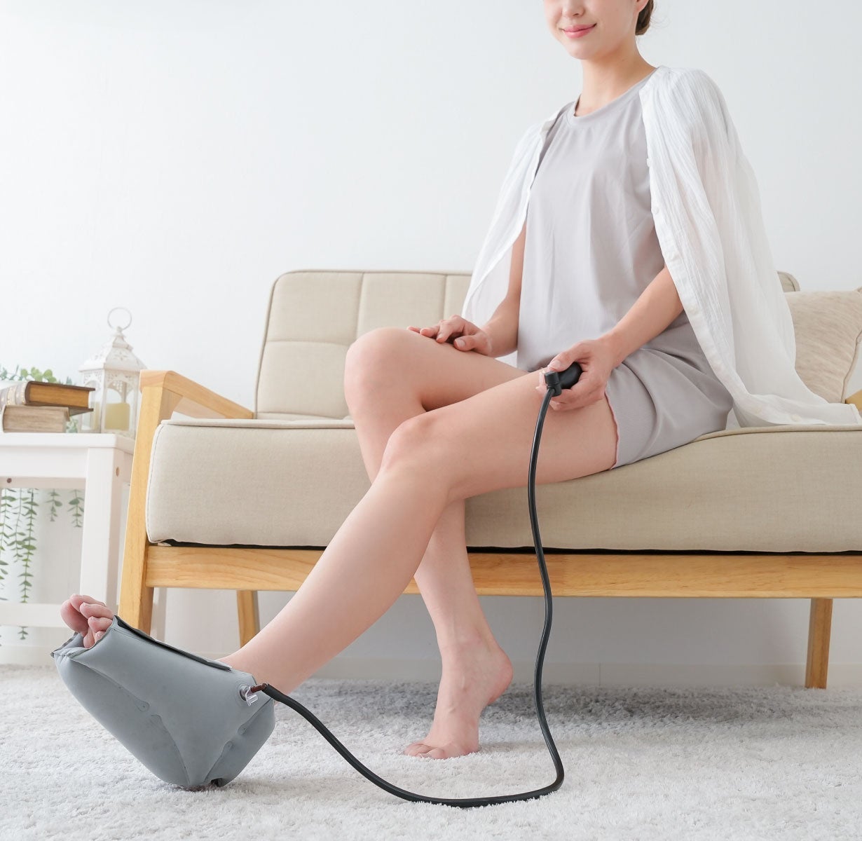 フット 足裏 エアー ギュッと締めて、ふわ～と解放！エアーの力＆指圧効果で足裏に特別なご