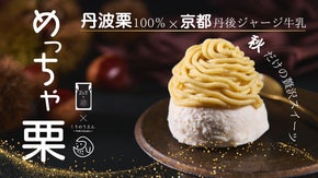 栗の王様・丹波栗を、贅沢モンブランアイスに。秋だけの限定スイーツ、誕生！