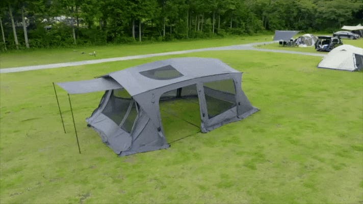 ついに日本初上陸！】エアテントに見えない！新時代の2ルーム
