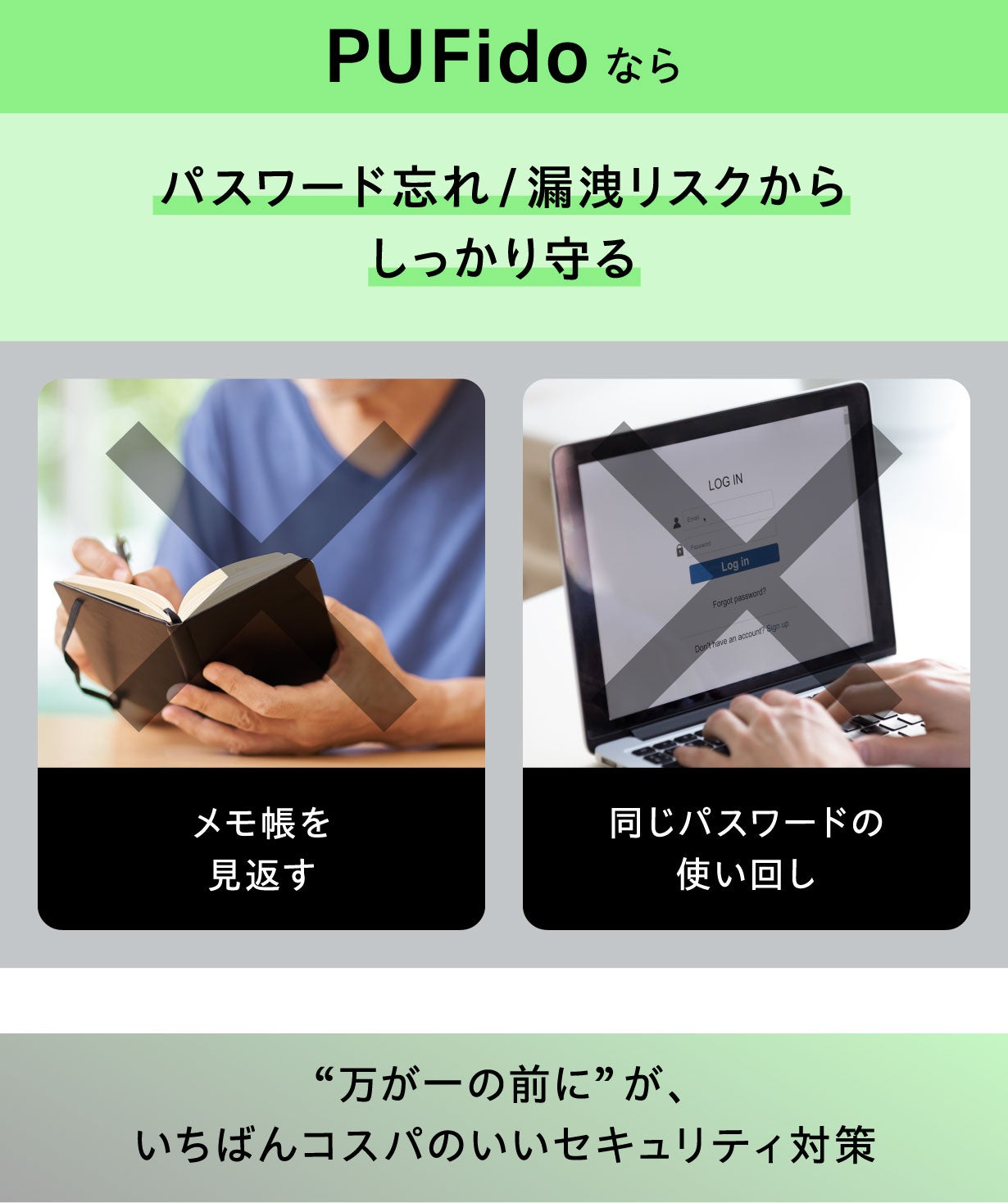 国際標準セキュリティ規格FIDO2搭載】パスワード漏洩から守る新時代の